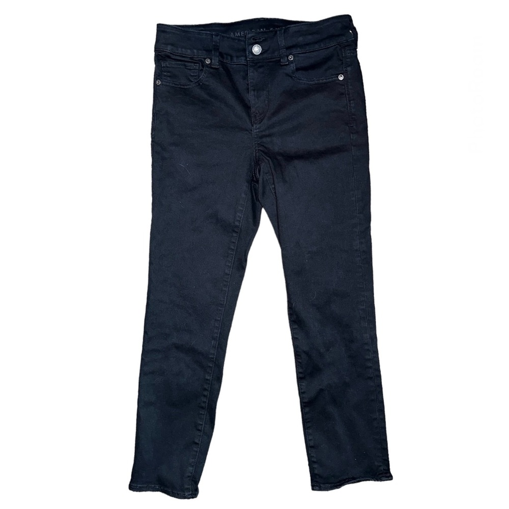 ❤️2/$20 Deal❤️ American Eagle Outfitters Artist Crop Black Jeans Size 10 Long